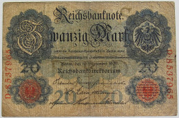 GERMANY 10 MARK 1909 #alb010 0089 - 10 Mark