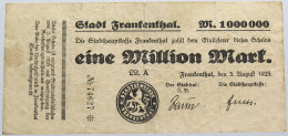 GERMANY 1 MILLION MARK 1923 FRANKENTHAL #alb004 0411 - 1 Million Mark