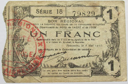 FRANCE 1 FRANC 1915 AISNE #alb015 0293 - Sonstige & Ohne Zuordnung