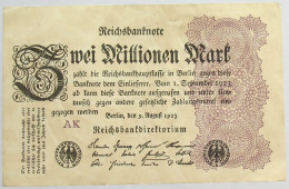 GERMANY 2 MILLIONEN MARK 1923 #alb066 0415 - 2 Millionen Mark