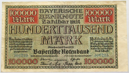 GERMANY 10000 MARK MARK 1923 BAYERN #alb008 0137 - 10000 Mark