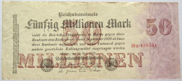 GERMANY 50 MILLIONEN MARK 1923 #alb067 0369 - 50 Mio. Mark