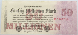 GERMANY 50 MILLIONEN MARK 1923 #alb004 0495 - 50 Millionen Mark