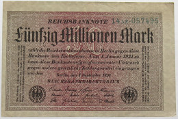 GERMANY 50 MILLIONEN 1923 #alb066 0239 - 50 Millionen Mark