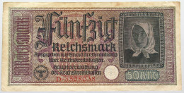 GERMANY 50 MARK 1940 #alb016 0039 - 50 Reichsmark