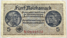 GERMANY 5 REICHSMARK #alb067 0343 - 5 Reichsmark