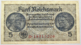 GERMANY 5 REICHSMARK #alb067 0341 - 5 Reichsmark