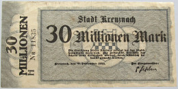 GERMANY 30 MILLIONEN MARK KREUZNACH #alb004 0243 - 5 Milliarden Mark