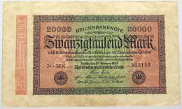 GERMANY 20000 MARK 1923 #alb066 0207 - 20.000 Mark