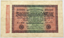 GERMANY 20000 MARK 1923 #alb066 0185 - 20.000 Mark