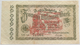 GERMANY 20 MILLIONEN MARK 1923 REICHSBAHN #alb012 0065 - 20 Miljoen Mark