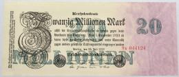 GERMANY 20 MILLIONEN MARK 1923 #alb004 0489 - 20 Millionen Mark