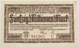 GERMANY 50 MILLIONEN MARK HESSEN #alb004 0031 - 50 Millionen Mark
