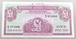 GREAT BRITAIN 1 POUND BRITISH ARMED FORCES TOP #alb049 0183 - British Troepen & Speciale Documenten