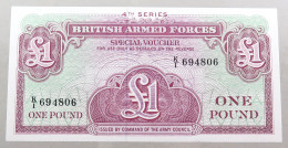 GREAT BRITAIN 1 POUND BRITISH ARMED FORCES TOP #alb049 0189 - Fuerzas Armadas Británicas & Recibos Especiales