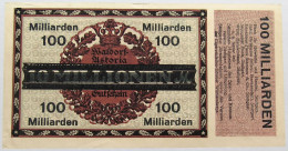 GERMANY WEIMAR 100 MILLIARDEN WALDORF ASTORIA #alb011 0155 - 100 Miljard Mark