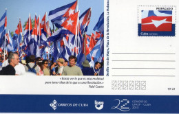 Lote TP19, Cuba, 2013, Entero Postal, Postal Stationary, Upaep, 19-22, Desfile Del 1ro De Mayo, Plaza De La Revolucion - Maximum Cards