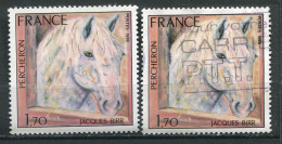 25780 FRANCE N°1982** 1F70 Percheron : Encadrement Brun-rosé Au Lieu De Rouge-brun + Normal (non Inclus)  1978  TB - Unused Stamps