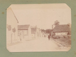 Mailly * 1902 * Grande Rue * Villageois * Photo 11x8.2cm - Mailly-le-Camp