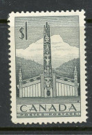Canada 1953 MNH Totem Pole - Unused Stamps