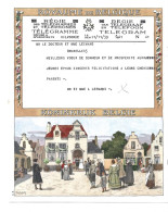 Télégramme Illustre Am Lynen Royaume De Belgique De Vilvoorde à Bruxelles 1939 - Telegrams