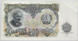 BULGARIA 200 LEVA 1951 #alb018 0427 - Bulgarien