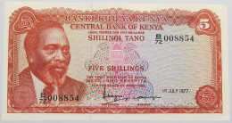 KENYA 5 SHILINGI 1977 TOP #alb014 0121 - Kenia