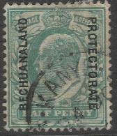 Bechuanaland Protectorate. 1904-13 KEVII. ½d Blue Green Used. SG 66 - 1885-1964 Bechuanaland Protectorate