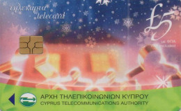 CYPRUS - CHIP CARD - CHRISTMAS 2000 - Zypern