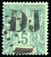 1894, Type Groupe, Y&T N°1f O, Variété Double Barre - Autres & Non Classés