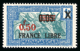 1942, France Libre Y&T 241c **, Variété Cadre Et Centre Bleu Plus Clair, Cote 1'200€, TB. - Other & Unclassified