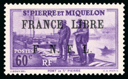 1941-1942, France Libre F.N.F.L., Y&T N°258 **, Centrage - Autres & Non Classés