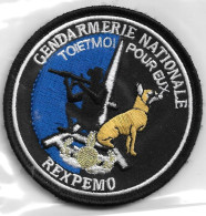 Ecusson Tissu GENDARMERIE NATIONALE REXPEMO TOI ET MOI POUR EUX - Police