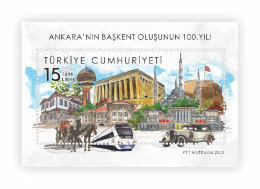 Turkey - 2023 - The 100Th Anniversary Of Ankara's Becoming The Capital - 1.Mini S/Sheet ** MNH - Neufs