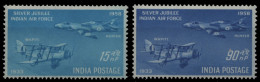 Indien 1958 - Mi-Nr. 284-285 ** - MNH - Flugzeuge / Airplanes - Ongebruikt