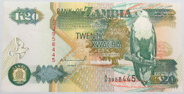 ZAMBIA 20 KWACHA 1992 TOP #alb014 0543 - Zambie