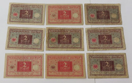 COLLECTION LOT BANKNOTES GERMANY 2 MARK 1920 16pc #xb 445 - Collections