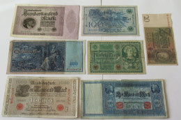 GERMANY COLLECTION BANKNOTES, LOT 15pc EMPIRE #xb 133 - Verzamelingen