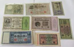 GERMANY COLLECTION BANKNOTES, LOT 15pc EMPIRE #xb 095 - Sammlungen