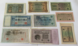 GERMANY COLLECTION BANKNOTES, LOT 15pc EMPIRE #xb 091 - Colecciones