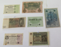 GERMANY COLLECTION BANKNOTES, LOT 15pc EMPIRE #xb 027 - Colecciones