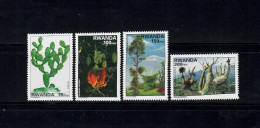 Rwanda-  1995 Native Plants.4v.MNH** - Unused Stamps