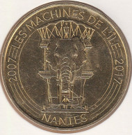 MONNAIE DE PARIS 2016 - 44 NANTES Les Machines De L'Île -10 Ans Des Machines De L' Île 2007-2017 -2016 - 2016