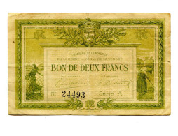 2 Francs Chambre De Commerce La Roche Sur Yon - Notgeld