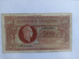 France 500 Francs Marianne 1944 - 1943-1945 Maríanne