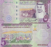Saudi-Arabia Pick-number: 38b Uncirculated 2017 5 Riyals - Arabie Saoudite