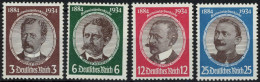 Dt. Reich 540-43 , 1934, Kolonialforscher, Postfrischer Prachtsatz, Mi. 190.- - Other & Unclassified