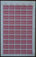 ALLIIERTE BES. 969III,IV , 1948, 24 Pf. Exportmesse Im Bogen (50) Mit Abarten III Und IV, Diese Postfrisch, Pracht - Other & Unclassified