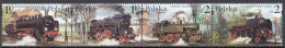 POLAND 3997-4000,unused,trains - Ungebraucht