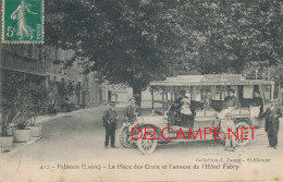 42 // PELUSSIN  La Place Des Croix Et L'annexe De L'hotel Fabry  412 / AUTOBUS  Pelussin Chavanay - Pelussin